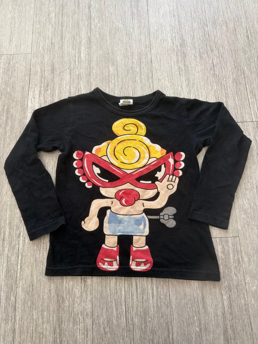 Hysteric Glamour "Forbioden zone hysteric the robot" Long Sleeve Baby Tee